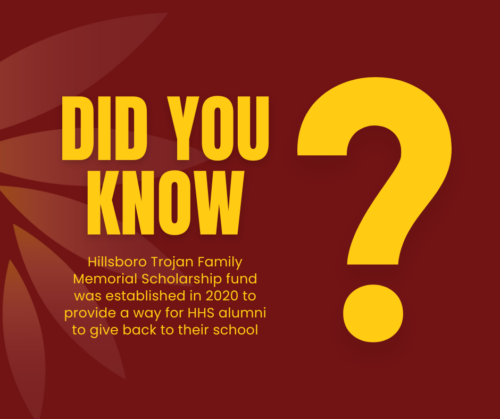 Hillsboro Trojan Family Memorial Scholarship